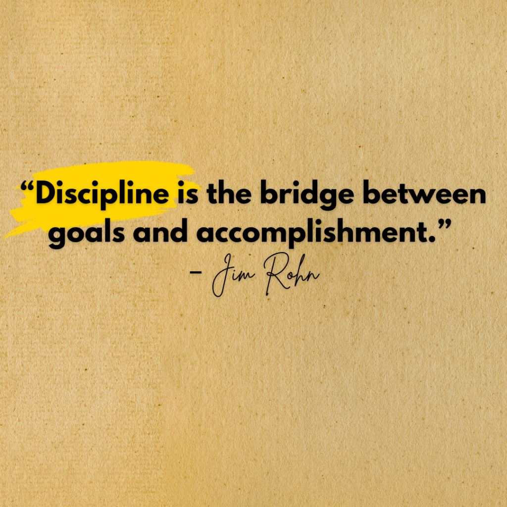 life changing discipline quotes