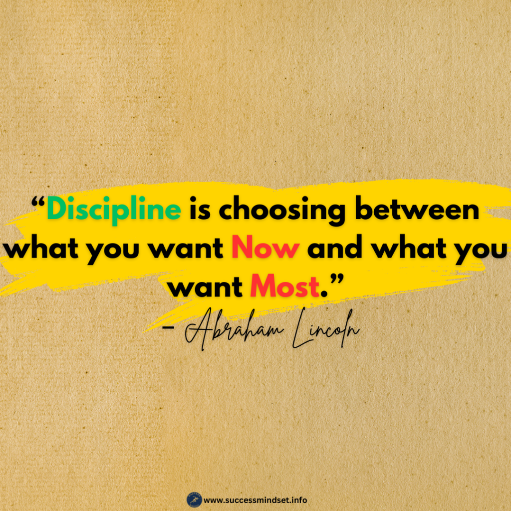 Abraham Lincoln quotes on discipline