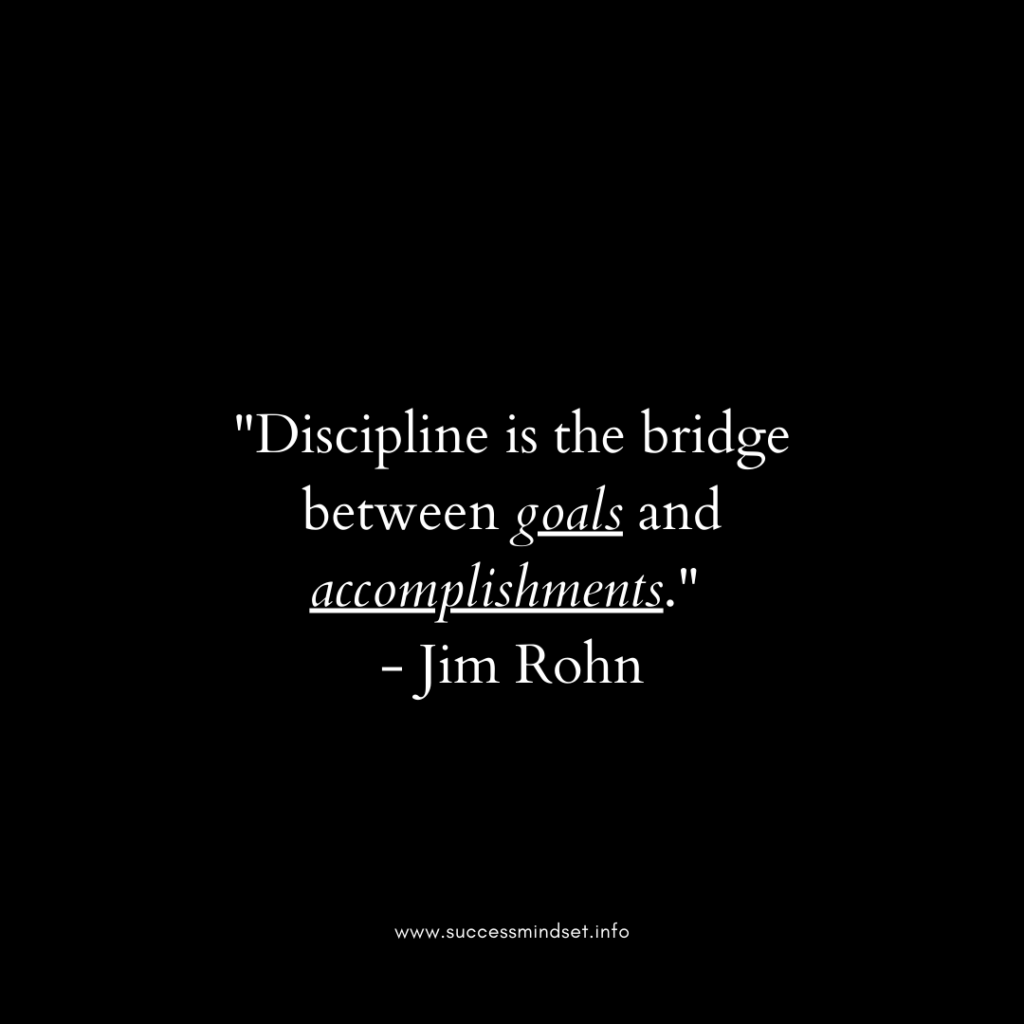 discipline quotes in English short