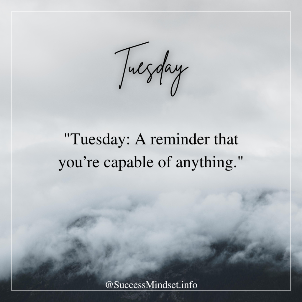 positive quote for tuesday