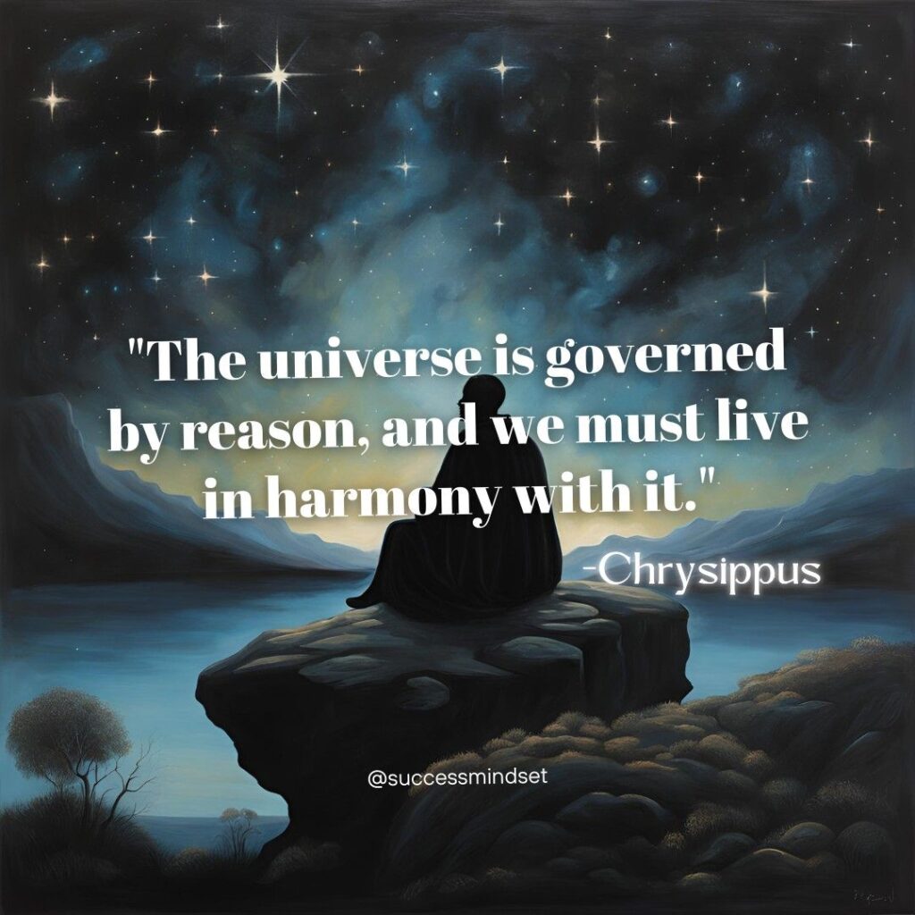 Chrysippus quote on universe