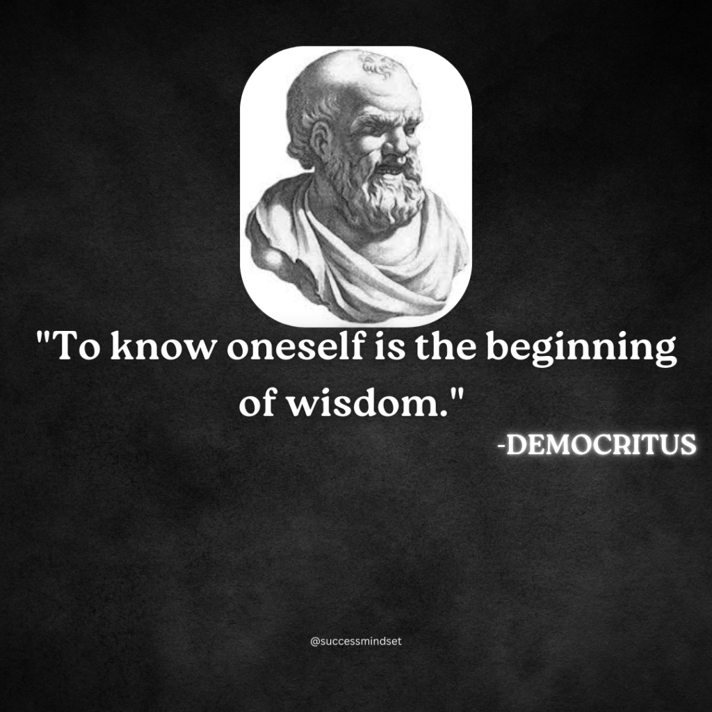 Democritus famous quote