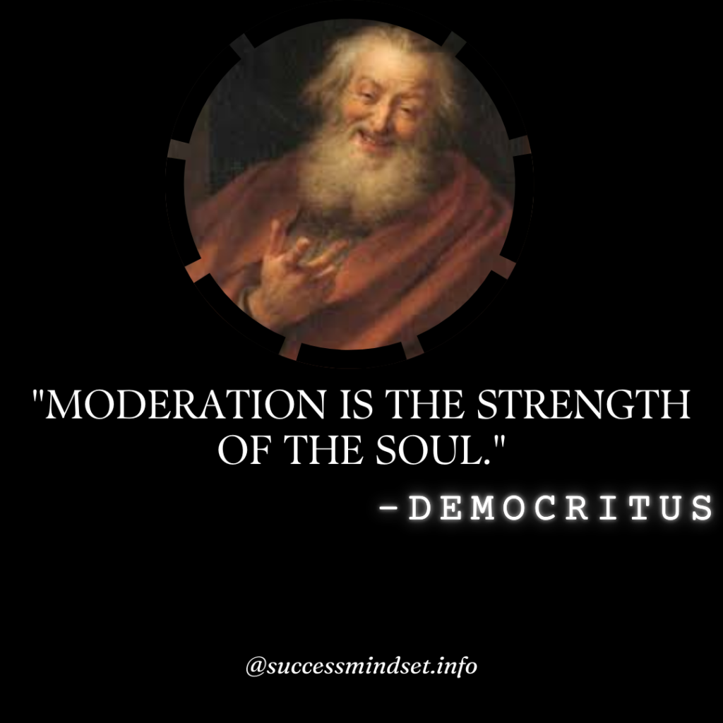 Democritus quote on soul