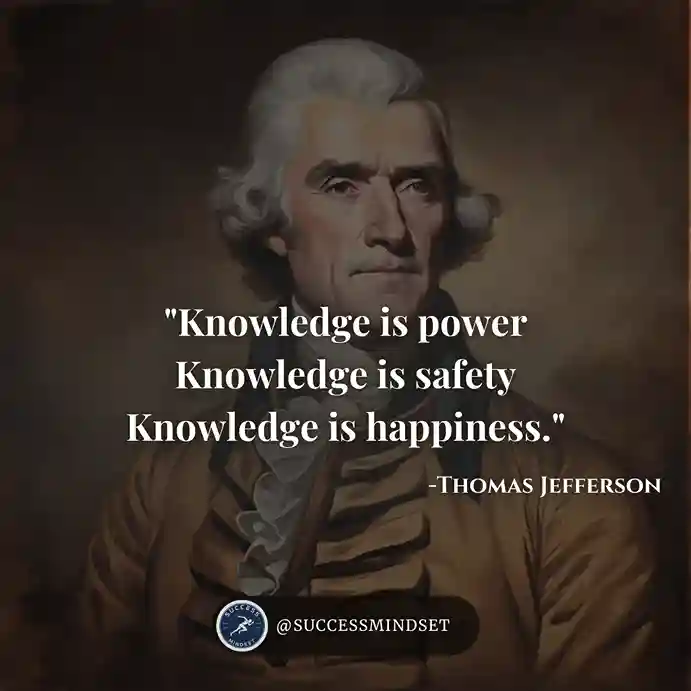 Thomas Jefferson Quote on knowledge