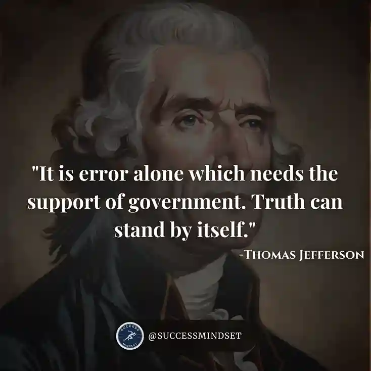 Thomas Jefferson Quote on truth.