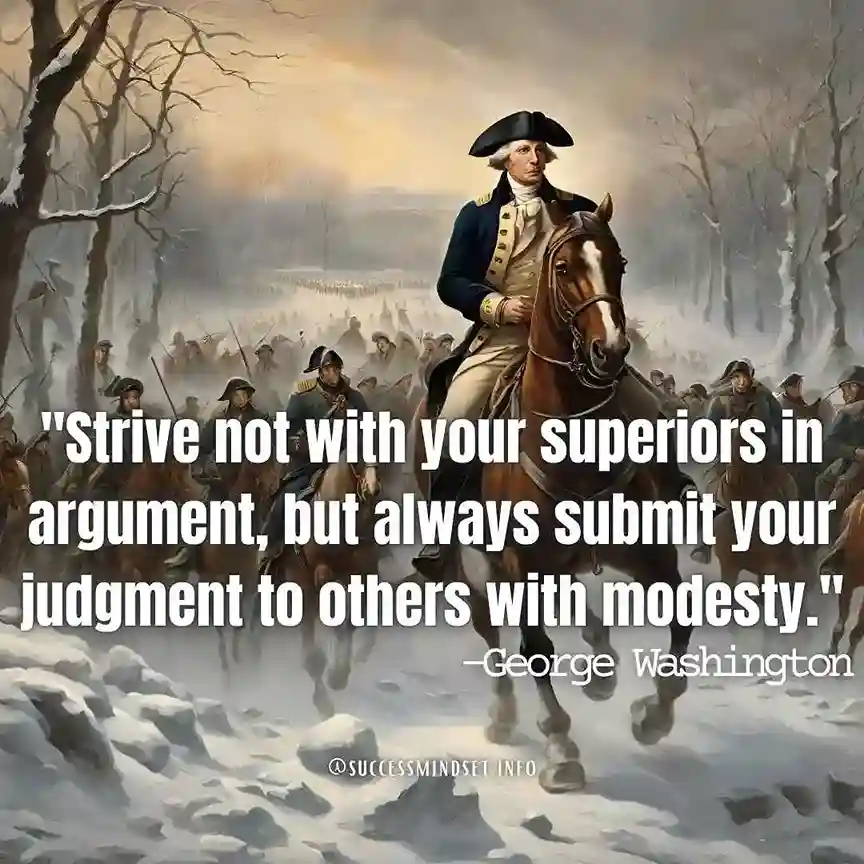 George Washington quote on strive