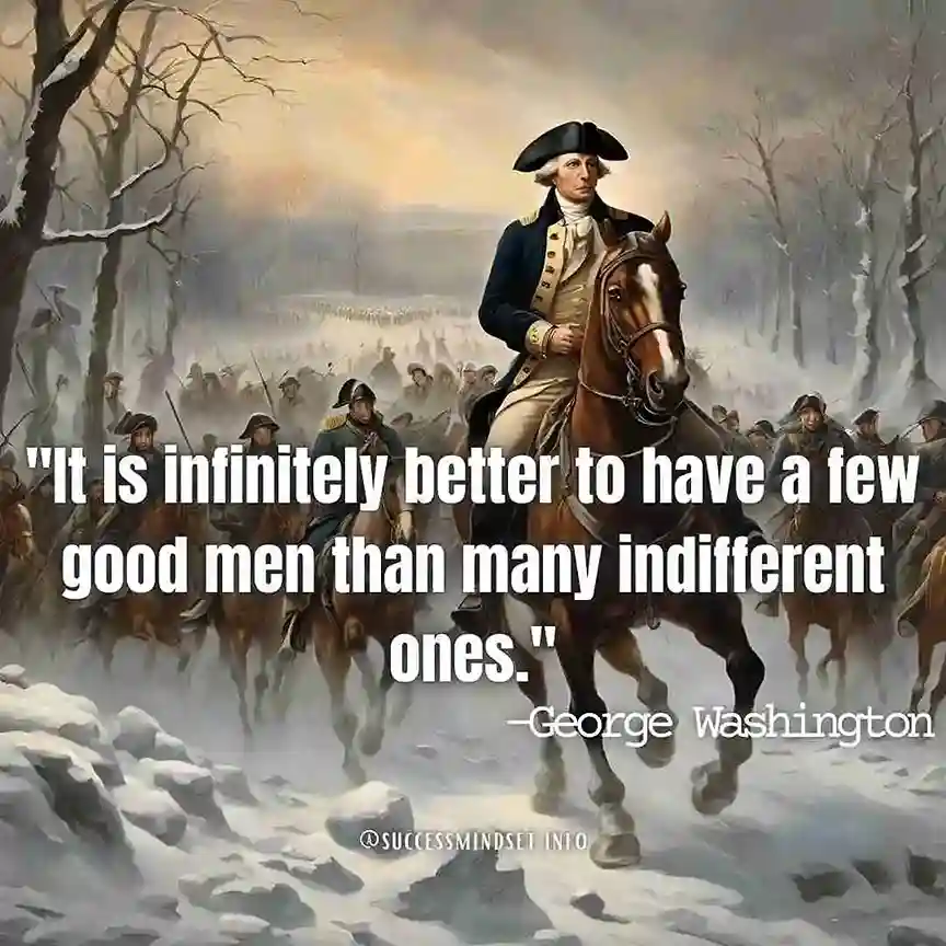 George Washington quote on few good men