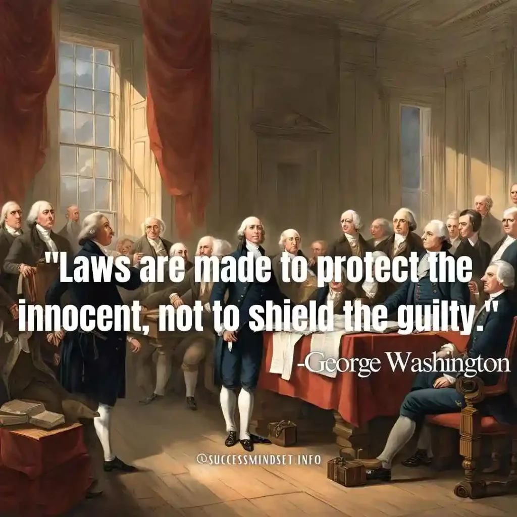 George Washington quote on laws