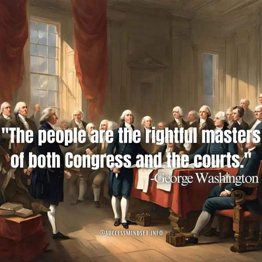 George Washington quote on people rights