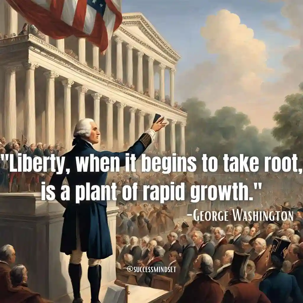 George Washington quote on liberty